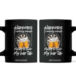 Bar Tab Darts Player Gift Coffee Mug Winning Money To Cover My Bar Tab TS12 Black Print Your Wear