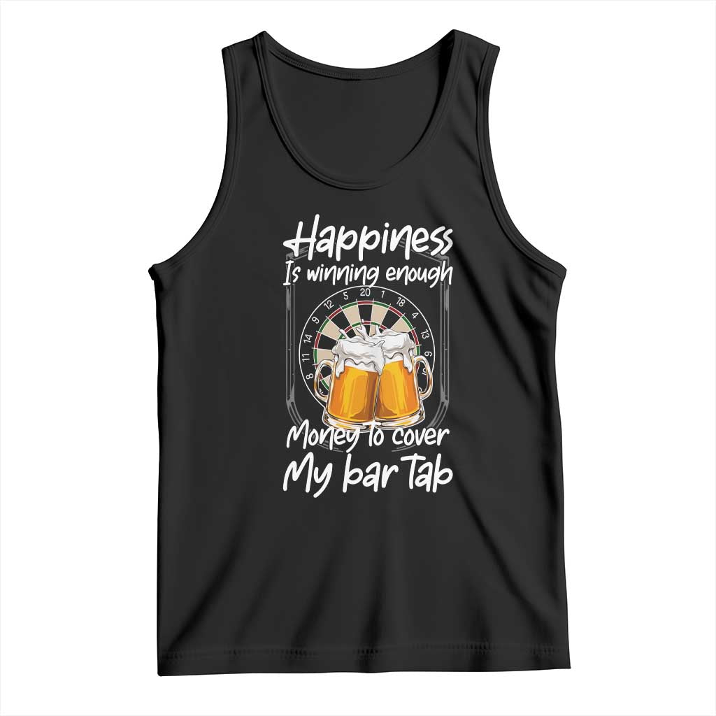 Bar Tab Darts Player Gift Tank Top Winning Money To Cover My Bar Tab TS12 Black Print Your Wear