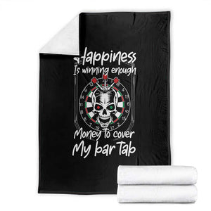 Darts Lover Drinking Game Throw Blanket Winning Money To Cover My Bar Tab TS12 Black Print Your Wear