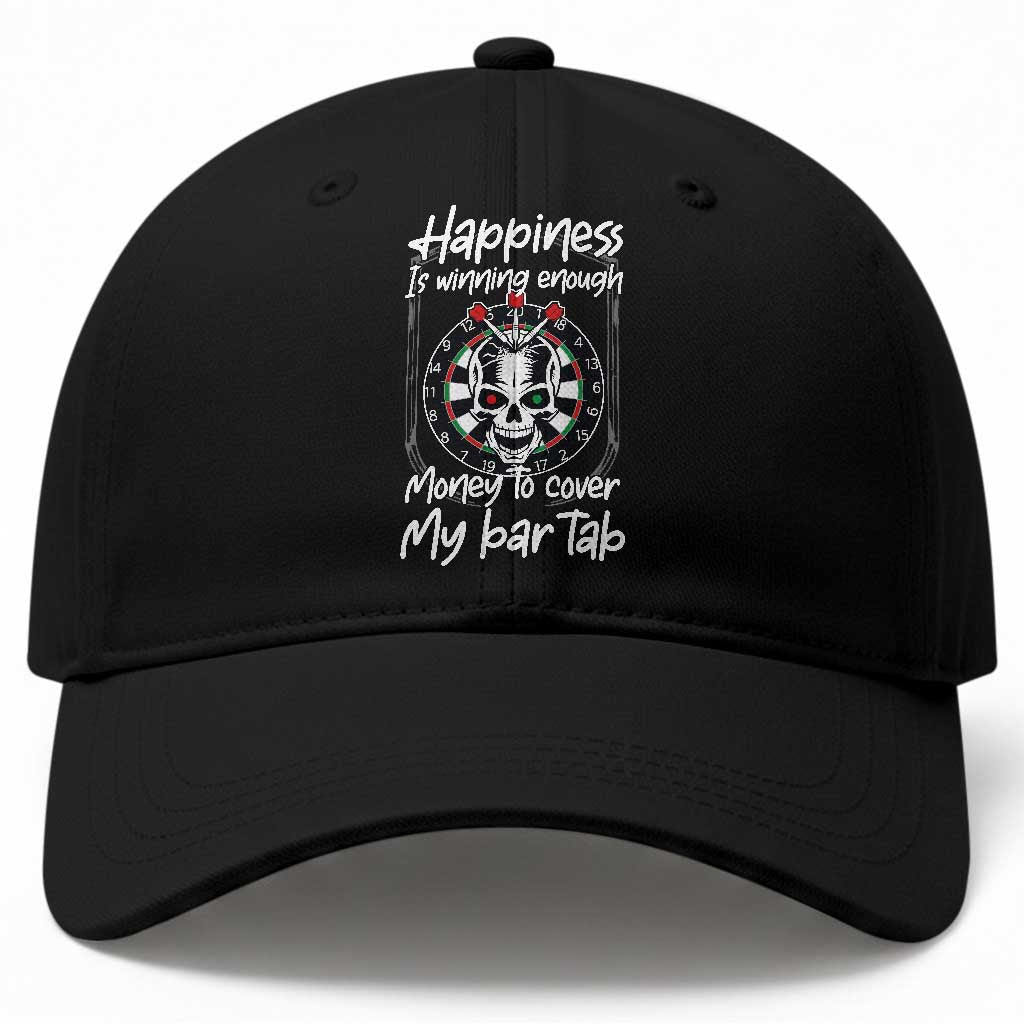 Darts Lover Drinking Game Baseball Cap Winning Money To Cover My Bar Tab TS12 Print Your Wear