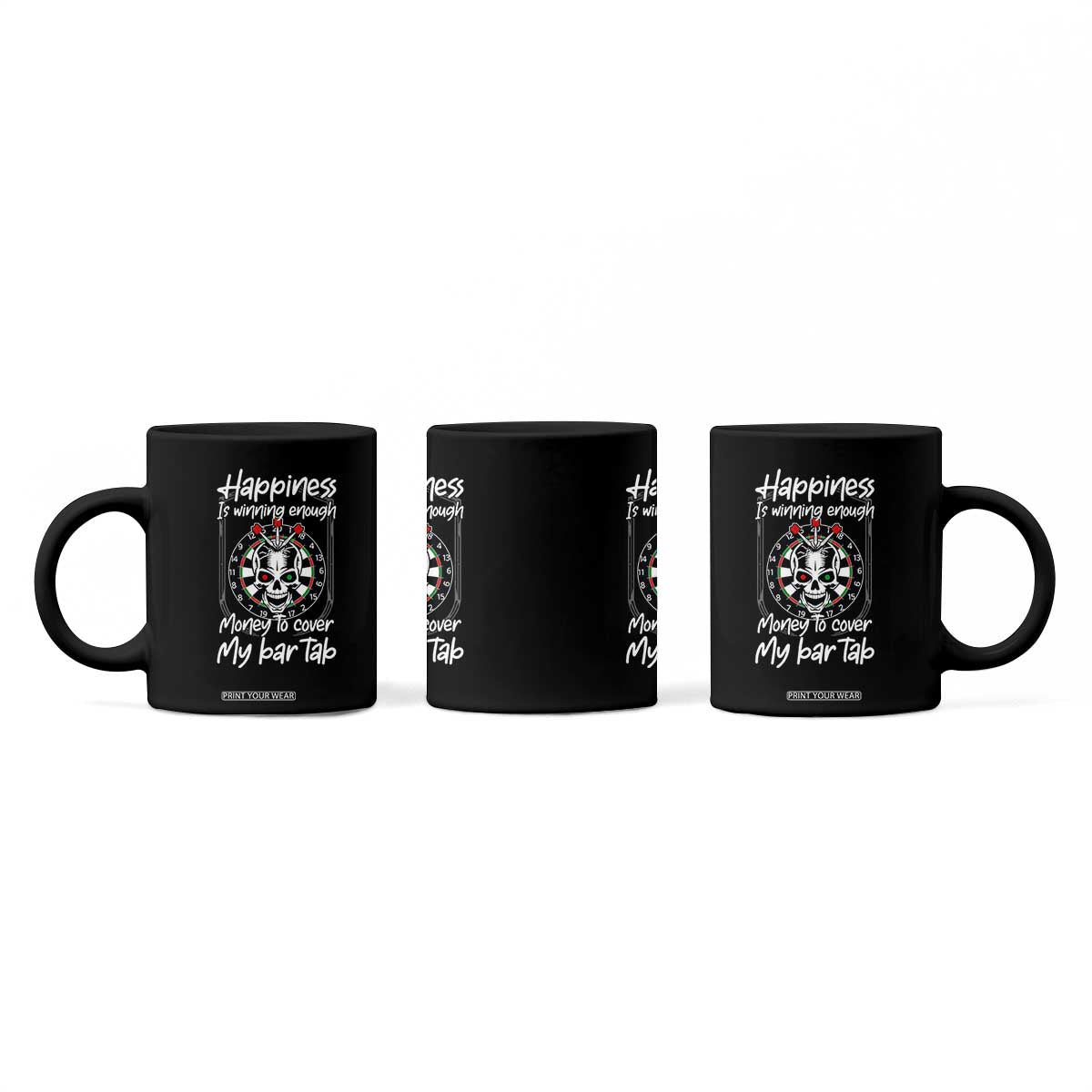 Darts Lover Drinking Game Coffee Mug Winning Money To Cover My Bar Tab TS12 Print Your Wear