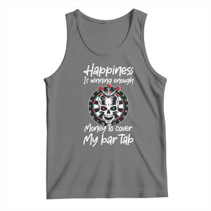Darts Lover Drinking Game Tank Top Winning Money To Cover My Bar Tab TS12 Black Heather Print Your Wear