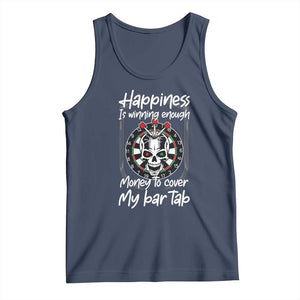 Darts Lover Drinking Game Tank Top Winning Money To Cover My Bar Tab TS12 Navy Print Your Wear