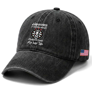 Darts Lover Drinking Game Washed Cotton Baseball Cap Winning Money To Cover My Bar Tab TS12 Print Your Wear
