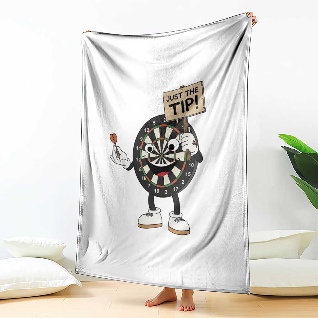 Just The Tip Quote Throw Blanket Dirty Humor Dartist Gift TS12 Print Your Wear