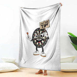 Just The Tip Quote Throw Blanket Dirty Humor Dartist Gift TS12 Print Your Wear