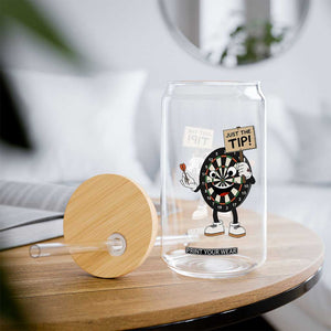 Just The Tip Quote Glass Can Dirty Humor Dartist Gift TS12 Print Your Wear
