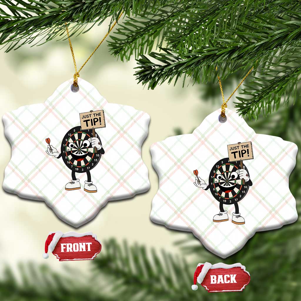Just The Tip Quote Ceramic Ornament Dirty Humor Dartist Gift TS12 Print Your Wear