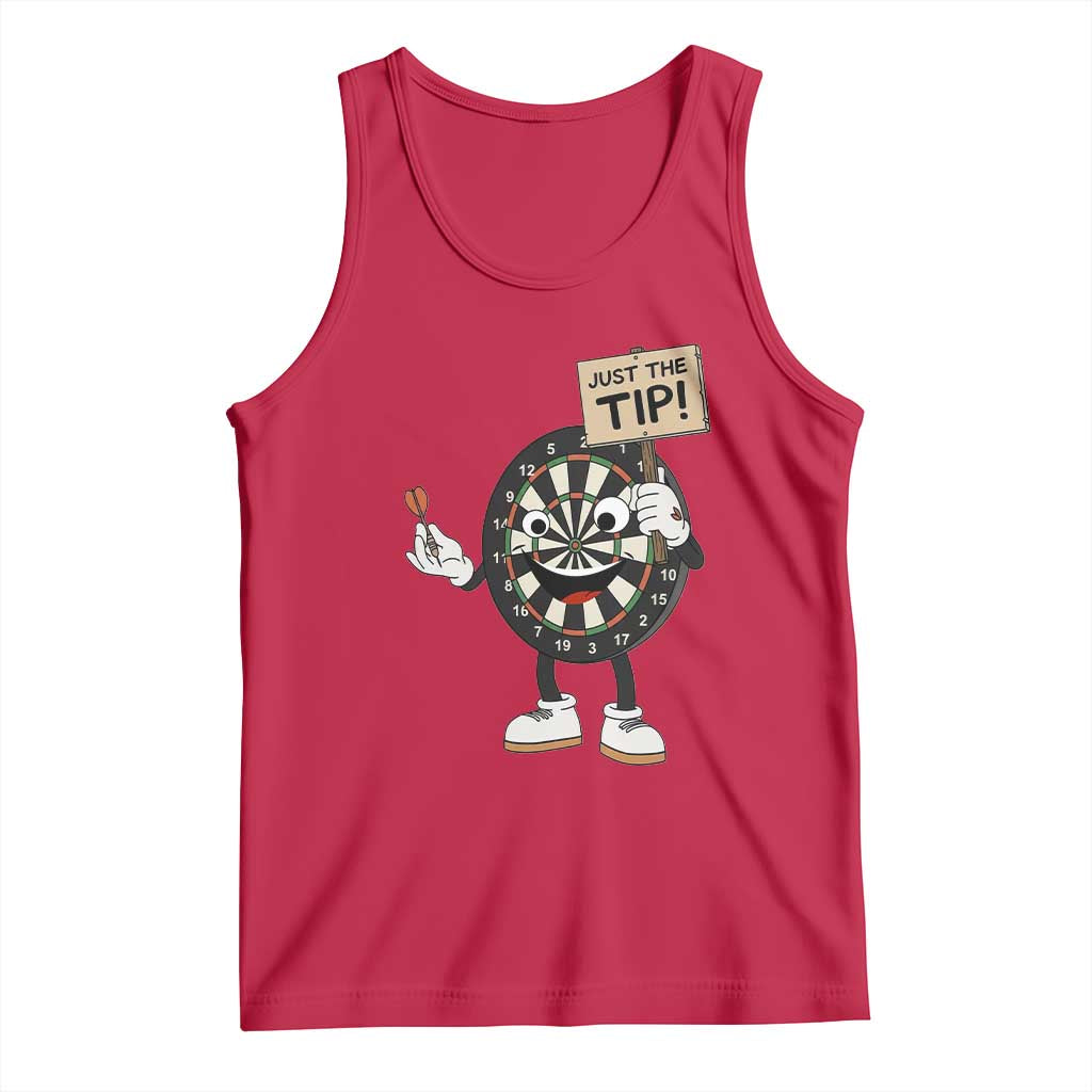 Just The Tip Quote Tank Top Dirty Humor Dartist Gift TS12 Red Print Your Wear