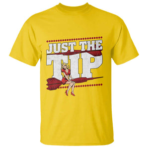 Funny Darts Player Gift T Shirt Just The Tip TS12 Daisy Print Your Wear
