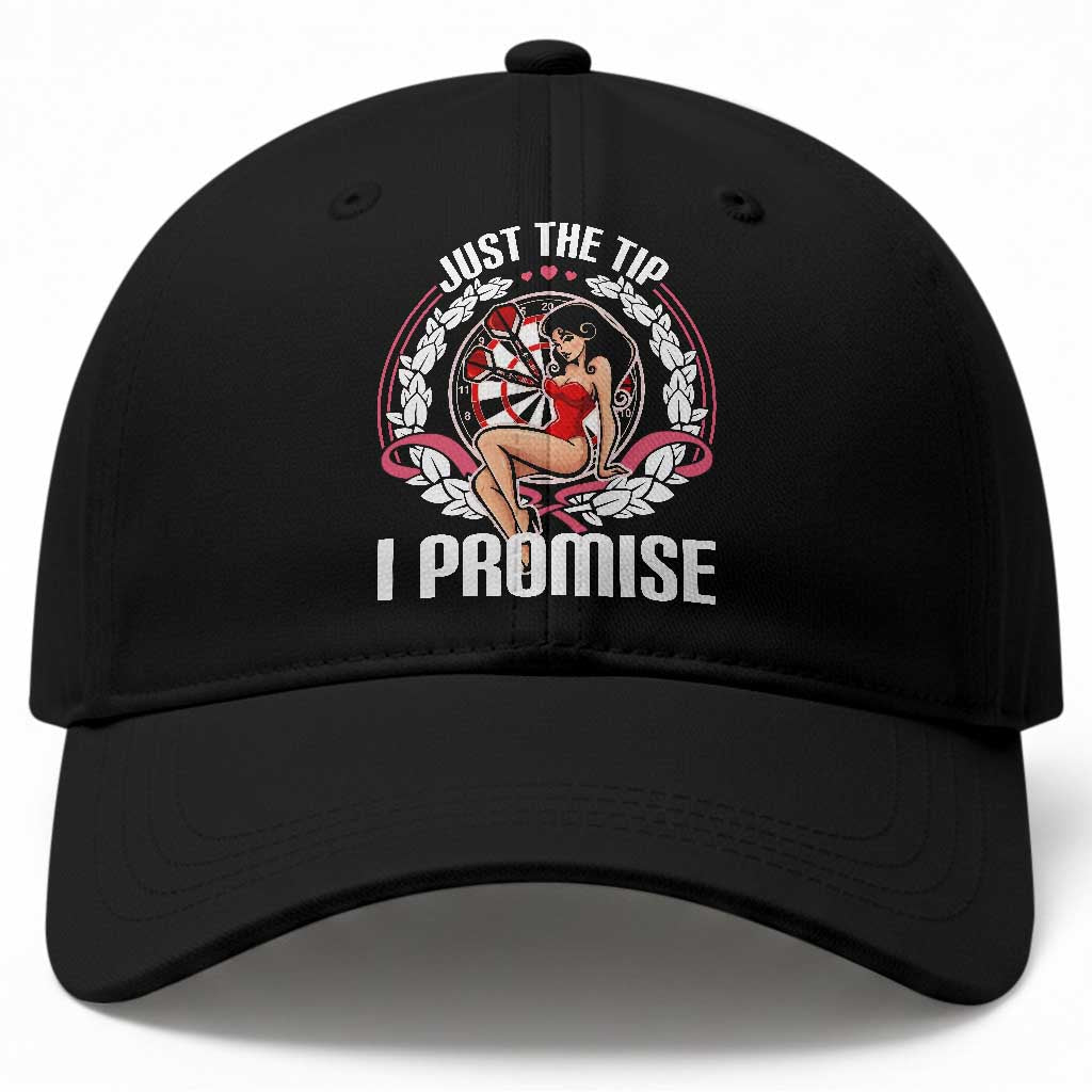 Just The Tip I Promise Baseball Cap Funny Dart Player Quote For Pub Fans TS12 Print Your Wear