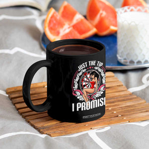 Just The Tip I Promise Coffee Mug Funny Dart Player Quote For Pub Fans TS12 Print Your Wear