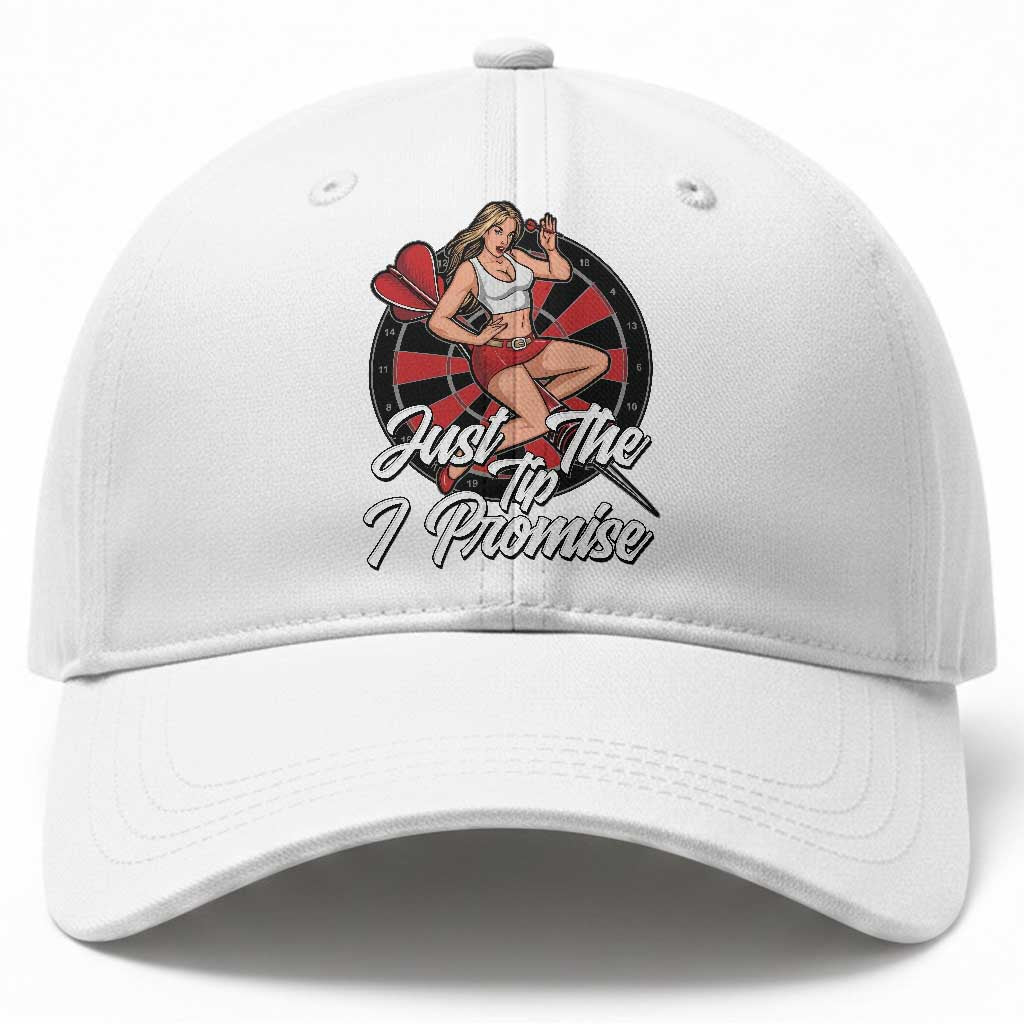 Just The Tip I Promise Baseball Cap Sexy Pin Up Girl Dartist Gift TS12 Print Your Wear
