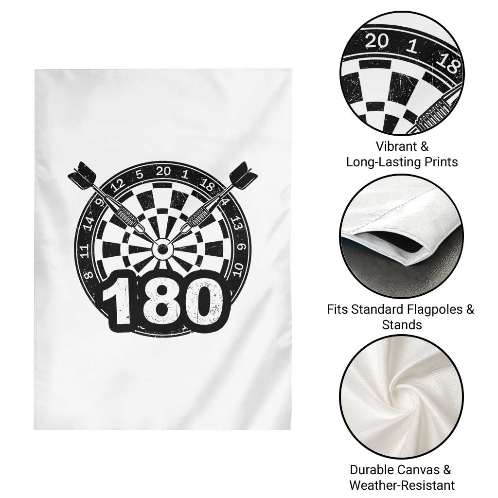 Funny Darts Max 180 Garden Flag Dartist Darts Lover Gift TS12 Print Your Wear