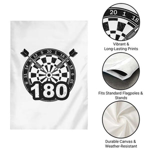 Funny Darts Max 180 Garden Flag Dartist Darts Lover Gift TS12 Print Your Wear