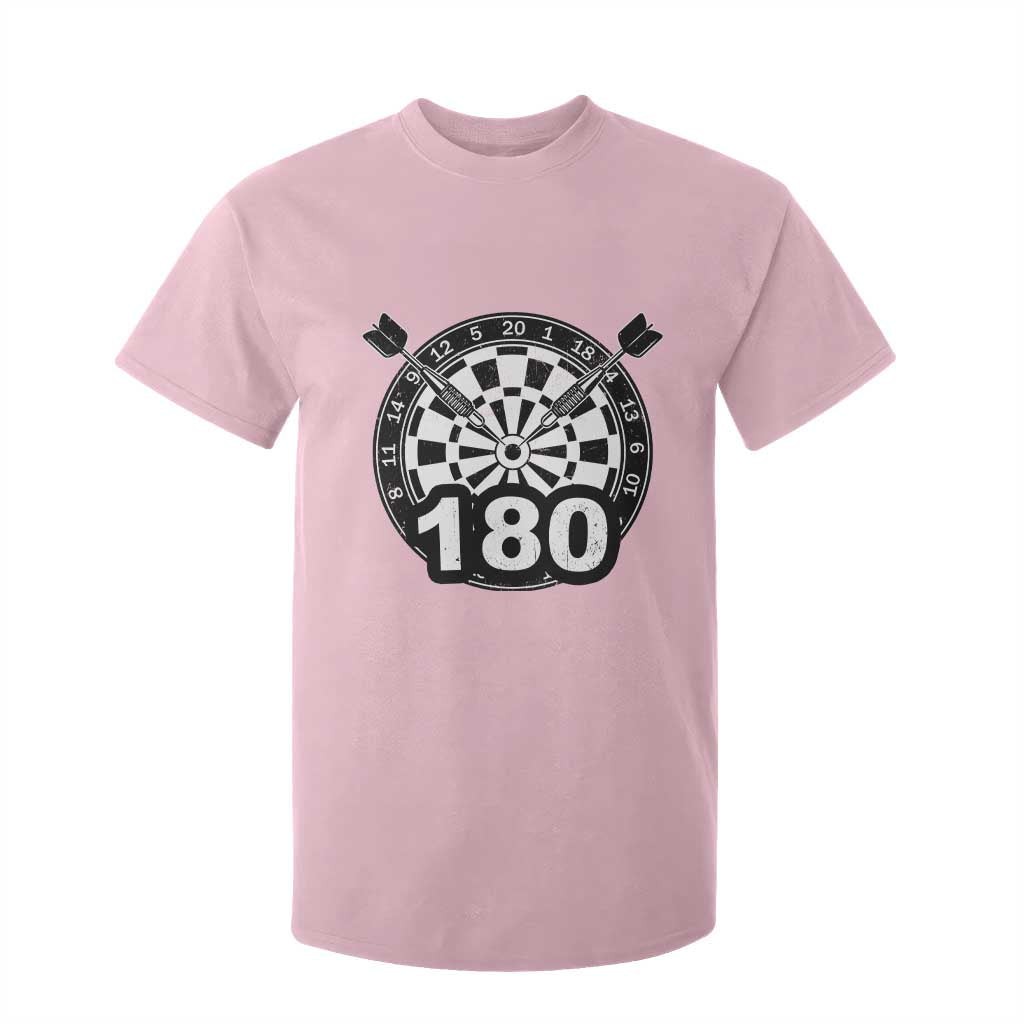 Funny Darts Max 180 T Shirt For Kid Dartist Darts Lover Gift TS12 Light Pink Print Your Wear