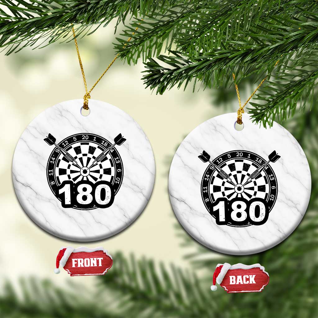 Funny Darts Max 180 Ceramic Ornament Dartist Darts Lover Gift TS12 1pc White Marble Print Your Wear