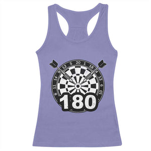 Funny Darts Max 180 Racerback Tank Top Dartist Darts Lover Gift TS12 Violet Print Your Wear