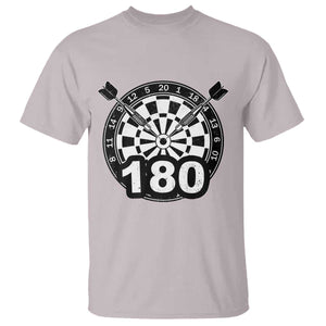 Funny Darts Max 180 T Shirt Dartist Darts Lover Gift TS12 Ice Gray Print Your Wear