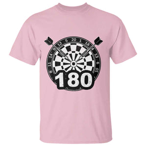Funny Darts Max 180 T Shirt Dartist Darts Lover Gift TS12 Light Pink Print Your Wear