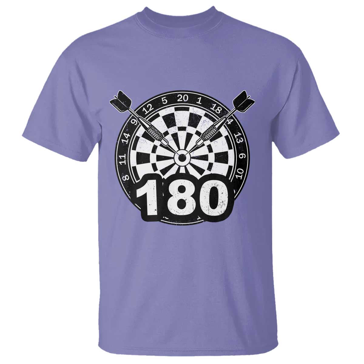 Funny Darts Max 180 T Shirt Dartist Darts Lover Gift TS12 Violet Print Your Wear