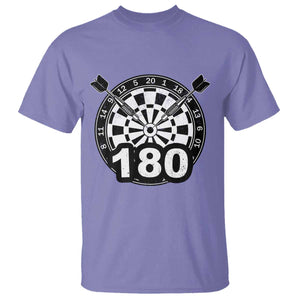 Funny Darts Max 180 T Shirt Dartist Darts Lover Gift TS12 Violet Print Your Wear