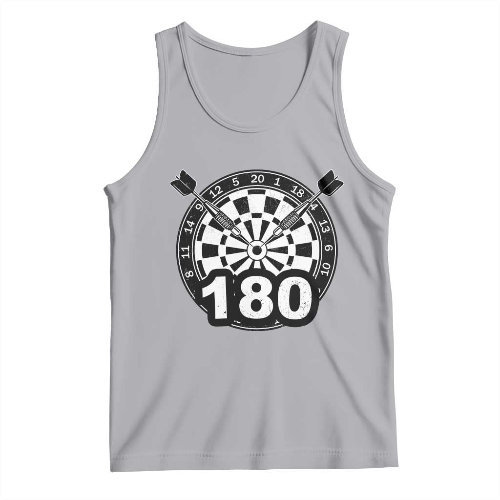 Funny Darts Max 180 Tank Top Dartist Darts Lover Gift TS12 Athletic Heather Print Your Wear