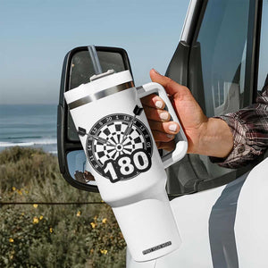 Funny Darts Max 180 Tumbler With Handle Dartist Darts Lover Gift TS12 Print Your Wear