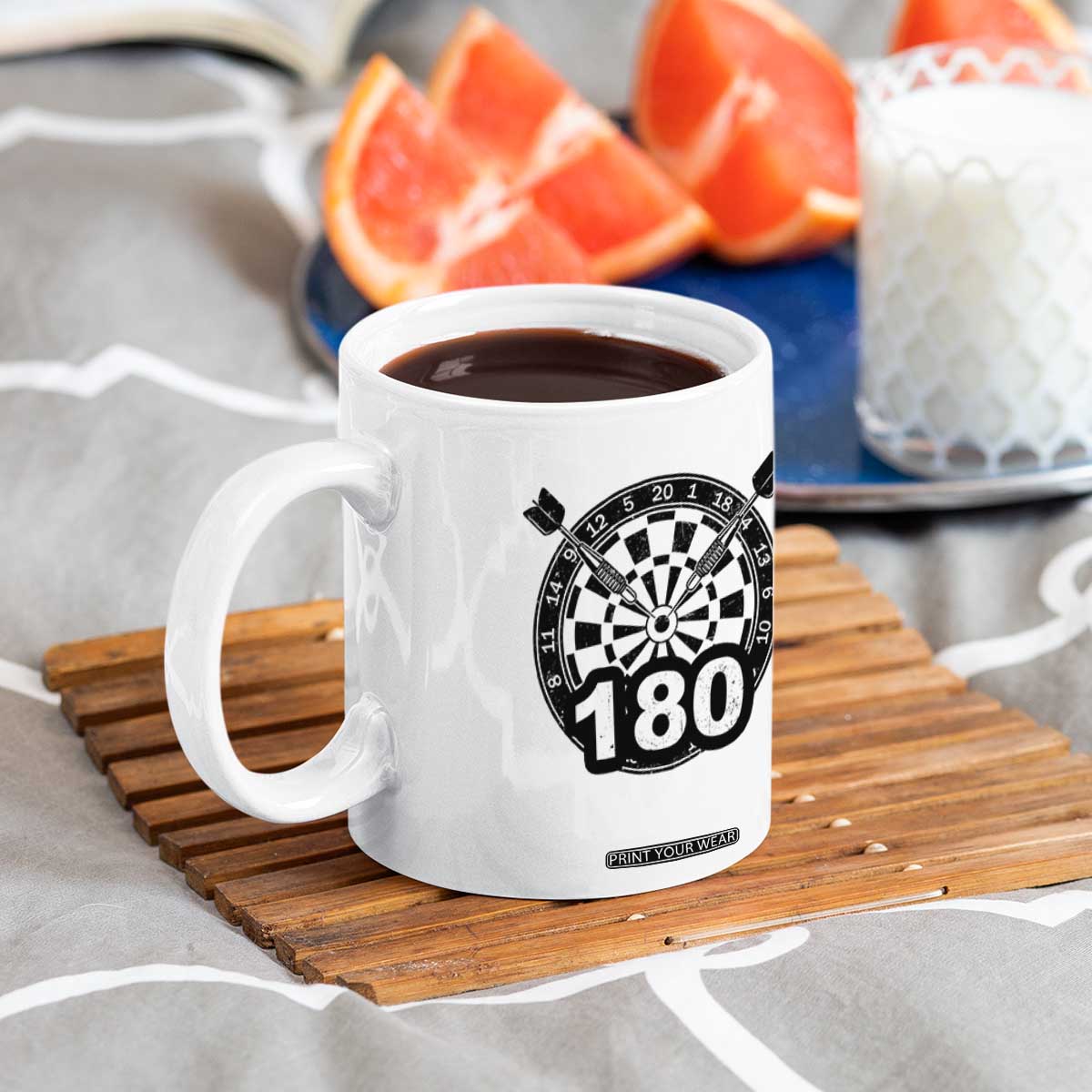 Funny Darts Max 180 Coffee Mug Dartist Darts Lover Gift TS12 Print Your Wear