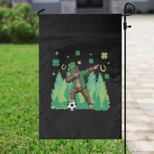 Lucky Sasquatch Soccer Player Garden Flag Funny St Patricks Day Gift TS12 Print Your Wear
