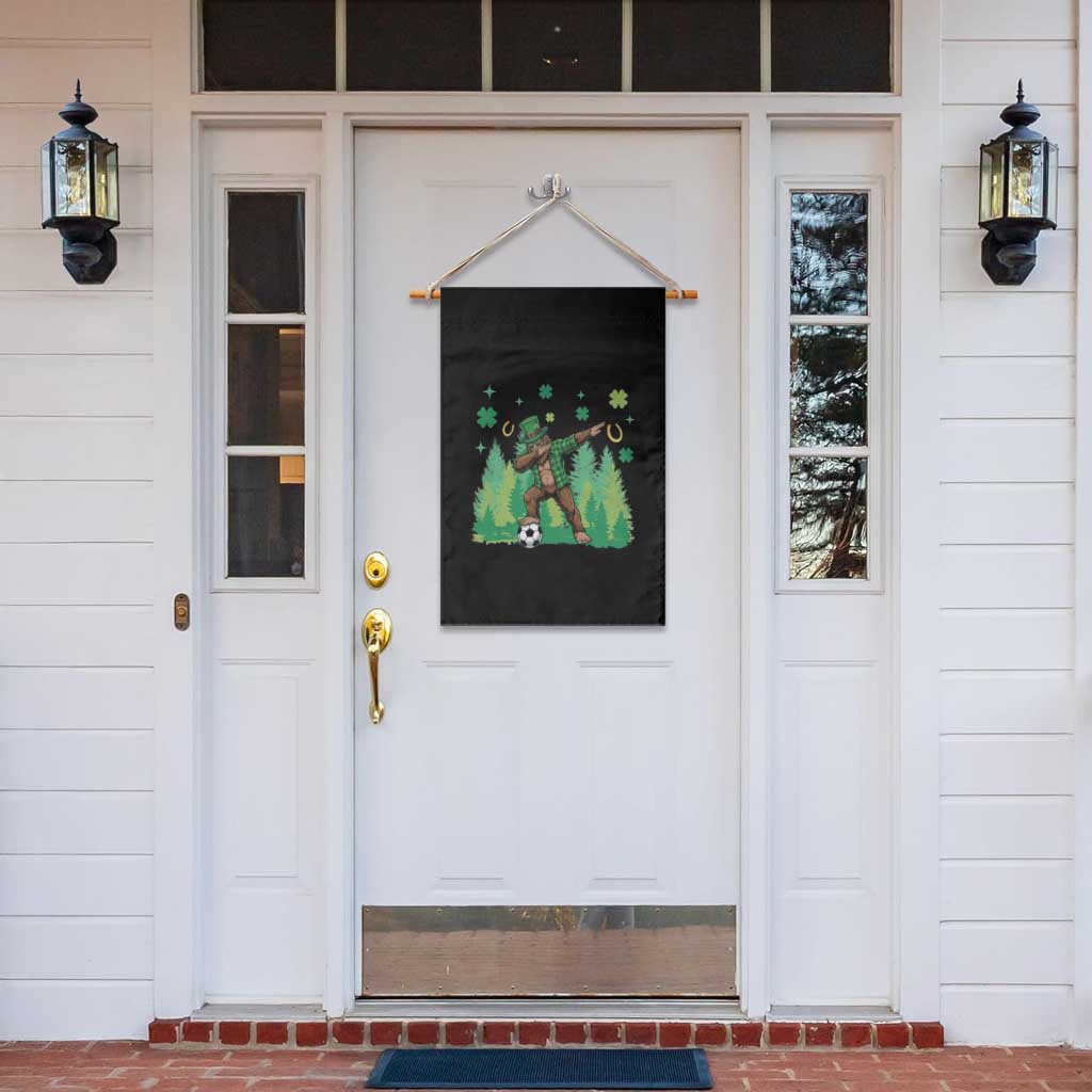 Lucky Sasquatch Soccer Player Garden Flag Funny St Patricks Day Gift TS12 Print Your Wear