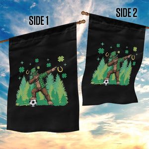 Lucky Sasquatch Soccer Player Garden Flag Funny St Patricks Day Gift TS12 Print Your Wear