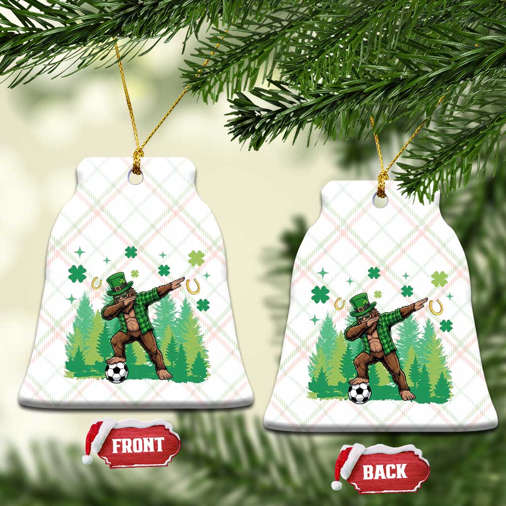 Lucky Sasquatch Soccer Player Ceramic Ornament Funny St Patricks Day Gift TS12 Print Your Wear