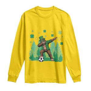 Lucky Sasquatch Soccer Player Long Sleeve Shirt Funny St Patricks Day Gift TS12 Daisy Print Your Wear