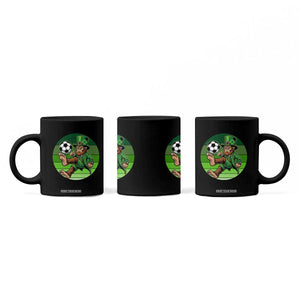 Funny Bigfoot Playing Soccer Coffee Mug St Patricks Day TS12 Print Your Wear