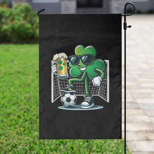Funny Irish Shamrock Dabbing Soccer Garden Flag St Patricks Day TS12 Print Your Wear
