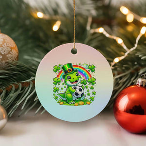 Cute Dinosaur Soccer Player Ceramic Ornament St Patricks Day Dino Lover TS12 1pc Pastel Print Your Wear