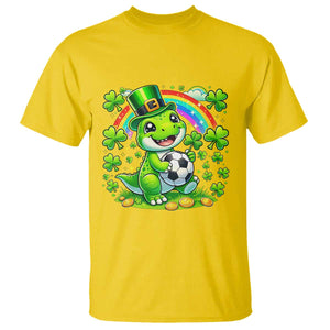 Cute Dinosaur Soccer Player T Shirt St Patricks Day Dino Lover TS12 Daisy Print Your Wear