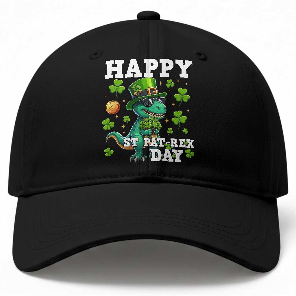 Happy St Pat Rex Day Baseball Cap St Patricks Day Dino Lover TS12 Print Your Wear