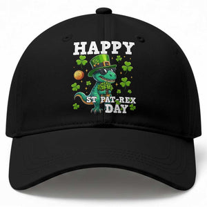 Happy St Pat Rex Day Baseball Cap St Patricks Day Dino Lover TS12 Print Your Wear