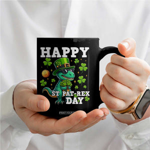 Happy St Pat Rex Day Coffee Mug St Patricks Day Dino Lover TS12 Print Your Wear