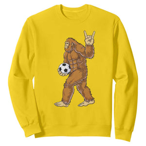 Funny Bigfoot Soccer Player Sweatshirt Folklore Cryptid Gift TS12 Daisy Print Your Wear