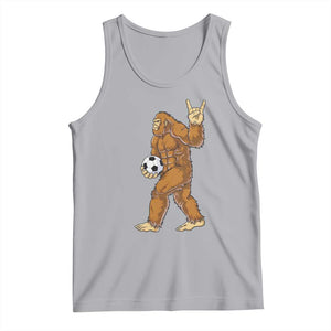 Funny Bigfoot Soccer Player Tank Top Folklore Cryptid Gift TS12 Athletic Heather Print Your Wear