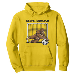 Funny Bigfoot Soccer Goalkeeper Hoodie Keepersquatch TS12 Daisy Print Your Wear