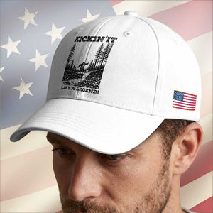 Kickin It Like A Legend Baseball Cap Funny Bigfoot Soccer Player TS12 Print Your Wear