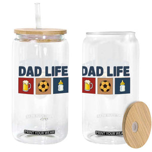 Dad Life Soccer Beer Baby Bottle Glass Can Fathers Day Gift TS12 Print Your Wear