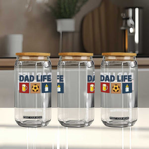 Dad Life Soccer Beer Baby Bottle Glass Can Fathers Day Gift TS12 Print Your Wear