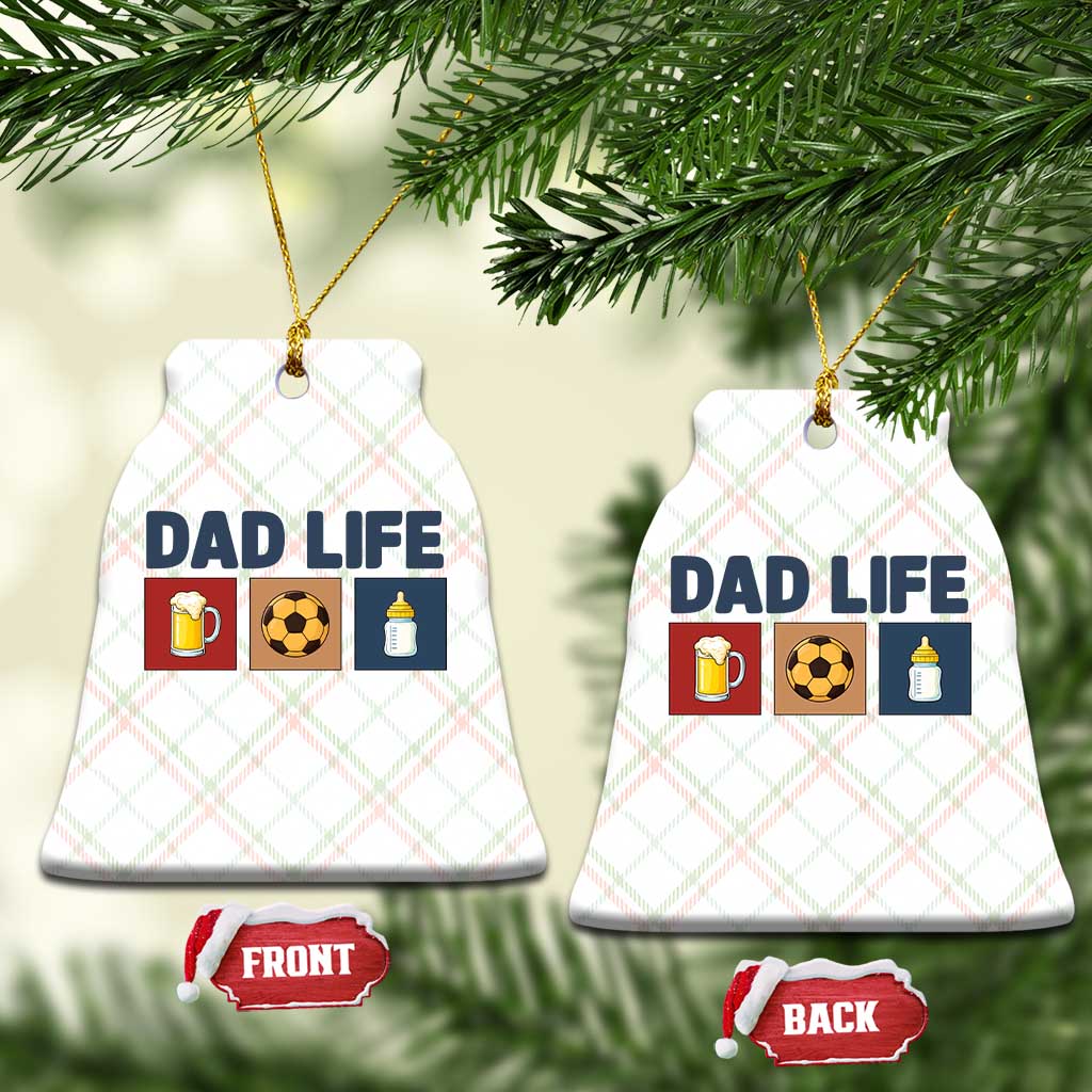 Dad Life Soccer Beer Baby Bottle Ceramic Ornament Fathers Day Gift TS12 Print Your Wear