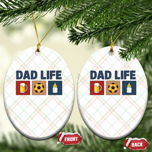Dad Life Soccer Beer Baby Bottle Ceramic Ornament Fathers Day Gift TS12 Print Your Wear
