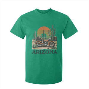 Arizona Motorcycle T Shirt For Kid Vintage Desert Highway Rider Gift TS12 Irish Green Print Your Wear